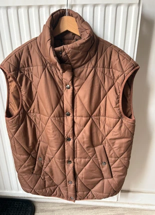 Doudoune sans manche marron oversize, marke: kaffe, zustand: Sehr gut, größe: S / 36 / 8, 18,00 €, 19,60 € inklusive Vinted-Käuferschutz