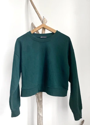 Pull léger ZARA vert sapin, merk: Zara, staat: Heel goed, maat: S / 36 / 8, € 9,00, € 10,15 inclusief Kopersbescherming