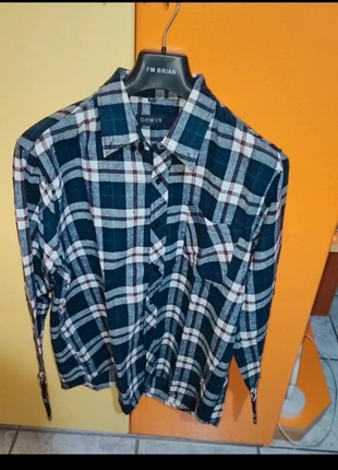 Camicia a quadri da uomo multicolore nuova, marque: OHYMS, état: Neuf sans étiquette, taille: L, 6,00 €, 7,00 € Protection acheteurs incluse