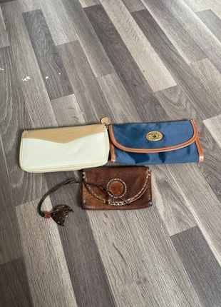 Lot de 3 pochettes vintage – cuir, toile et tissu, marke: Gerard Pasquier, zustand: Sehr gut, 5,00 €, 5,95 € inklusive Vinted-Käuferschutz