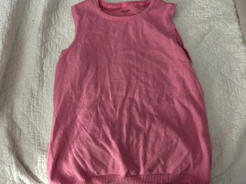 Liz Claiborne pink sweater vest 1