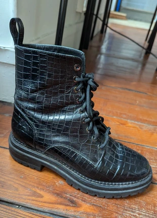 Bottines en cuir, brand: Minelli, condition: Very good, size: 37, €14.00, €15.40 includes Buyer Protection