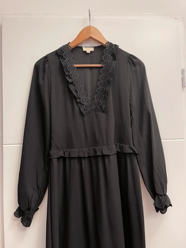 Superbe robe noire fluide Atelier Evene 🌸 S M 36 38 - photo numéro 11
