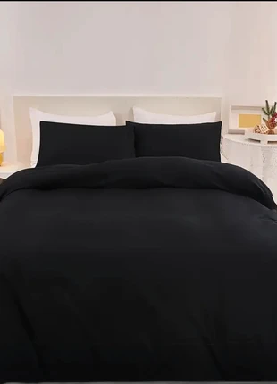 capa de edredão preta básica, staat: Nieuw met prijskaartje, maat: 135-150 cm x 200-220 cm, € 15,00, € 16,45 inclusief Kopersbescherming