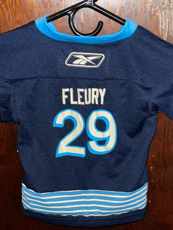 Reebok NHL Pittsburgh Penguins Winter Classic Marc Andre Fleury Baby Jersey Used 4
