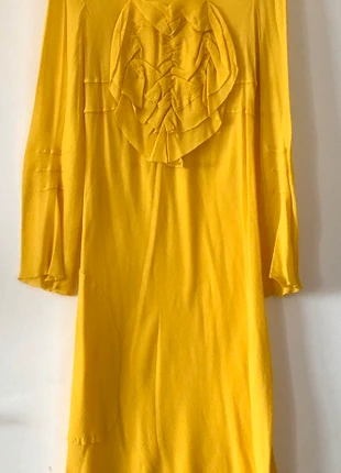 Robe soie jaune Sonia Rykiel, brand: Sonia Rykiel, condition: New without tags, size: L / 40 / 12, €100.00, €105.70 includes Buyer Protection