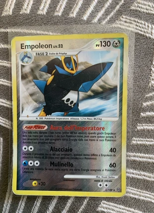 Empoleon 2/100 reverse, brand: Pokémon, condition: Good, €1.00, €1.75 includes Buyer Protection