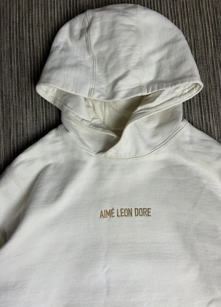 pull sweat à capuche aimé leon dore / très bon état / blanc beige crème / taille M / détaille doré, marca: Aimé Leon Dore, estado: Muy bueno, tamaño: M, 100,00 €, 105,70 € Protección al comprador incluida