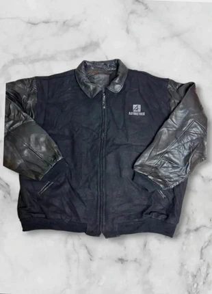 Veste Varsity Vintage Golden Bear x Asymetrix “Supercede” Cuir et Laine Noire Taille 3XL, marca: Golden Bear, estado: Bom, tamanho: XXXL, €135.00, €142.45 inclui Proteção do Comprador Pro