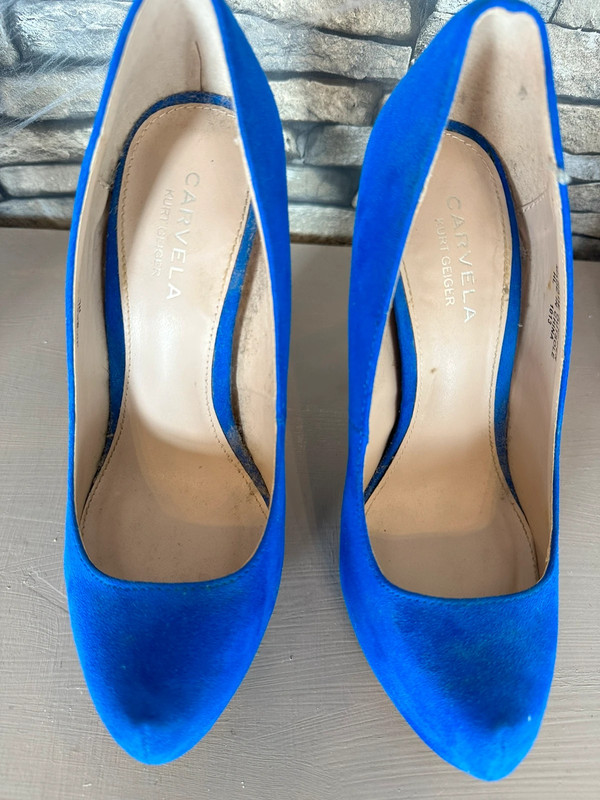 Royal blue Kurt Geiger heels with platform | Vinted