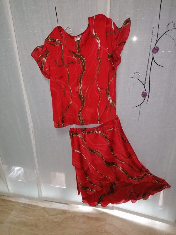 Vestido de Fiesta Dos Piezas