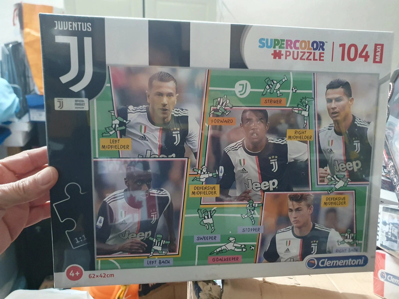 Clementoni Juventus Adult Puzzle 1000 Pieces, Made in Italy