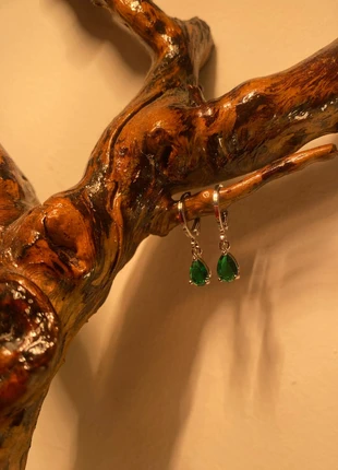 Brincos Gota Toque Vintage – Banhados a Ouro Branco e Zircônia, marca: ALARC´S JOYAS, estado: Nuevo con etiquetas, 6,99 €, 8,04 € Protección al comprador incluida