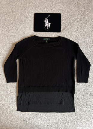 Maglioncino Ralph Lauren Donna con effetto doppio strato Nero (M), marque: Ralph Lauren, état: Très bon état, taille: M / 38 / 10, 15,00 €, 16,45 € Protection acheteurs incluse