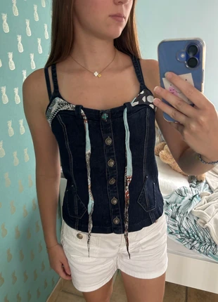 haut en jean, merk: Tanaïs, staat: Heel goed, maat: L / 40 / 12, € 4,00, € 4,90 inclusief Kopersbescherming