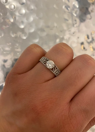 Bague De fiançailles , marca: Tresor, estado: Bom, tamanho: 17,7 mm Ø / 16, €25.00, €26.95 inclui Proteção do Comprador