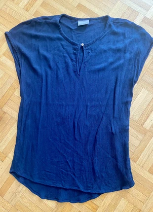 Blaues Vera Moda T-Shirt/Bluse , marque: Vero Moda, état: Neuf sans étiquette, taille: M / 38 / 10, 5,00 €, 5,95 € Protection acheteurs incluse