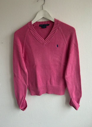 Pull Ralph Lauren Fuchsia 📏 M, merk: Ralph Lauren, staat: Goed, maat: XS / 34 / 6, € 29,00, € 31,15 inclusief Kopersbescherming Pro