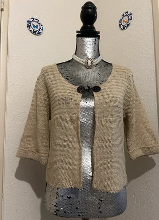 Gilet en crochet vintage bohème chic, marque: Vintage Dressing, état: Très bon état, taille: M / 38 / 10, 9,00 €, 10,15 € Protection acheteurs (Pro) incluse