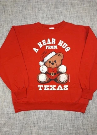 Sweat Crewneck Vintage 1994 A bear hug from Texas Made in USA Taille XL - C6 *, brand: Vintage Dressing, condition: Very good, size: XL / 42 / 14, €20.00, €21.70 includes Buyer Protection