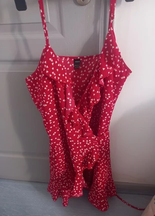 Robe été bretelles femme legere rouge taille L, marque: Shein, état: Très bon état, taille: L / 40 / 12, 2,00 €, 2,80 € Protection acheteurs incluse