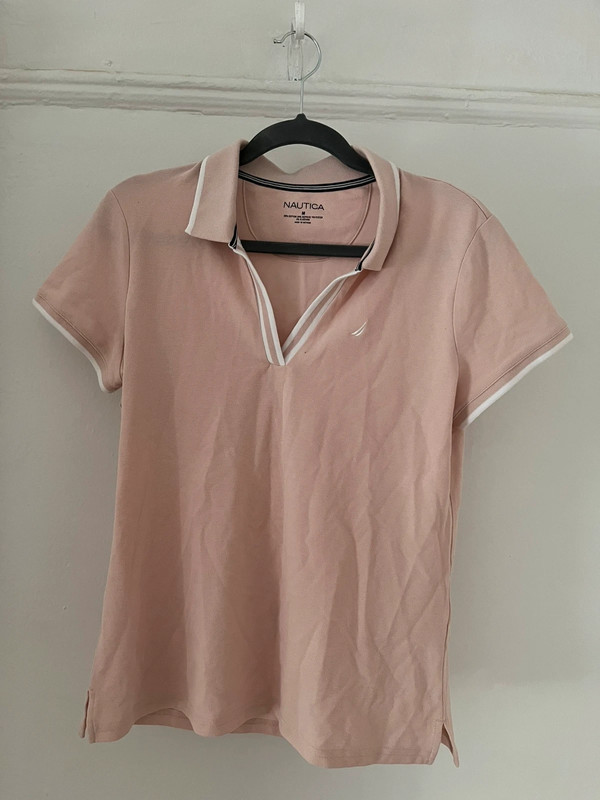 Nautica pink polo 1