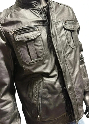 Schott NYC – Blouson en cuir noir – Broderie aigle – Taille L, brand: Schott, condition: New without tags, size: L, €199.00, €209.65 includes Buyer Protection