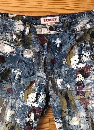 Pantalon à imprimés graphiques, marque: Vintage, état: Bon état, taille: S / 36 / 8, 6,00 €, 7,00 € Protection acheteurs incluse