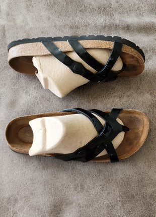 NWOT Betula Birkenstock Womens Black Suede Sandals 9. 