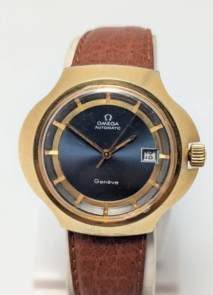Omega Genève Stingray Cobra 166.121 - 45mm - 1973, merk: Omega, staat: Heel goed, maat: 43–46 mm, € 540,00, € 550,80 inclusief Kopersbescherming