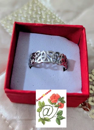 Bague à nœud celtique, condition: New without tags, size: Adjustable, €4.99, €5.94 includes Buyer Protection Pro