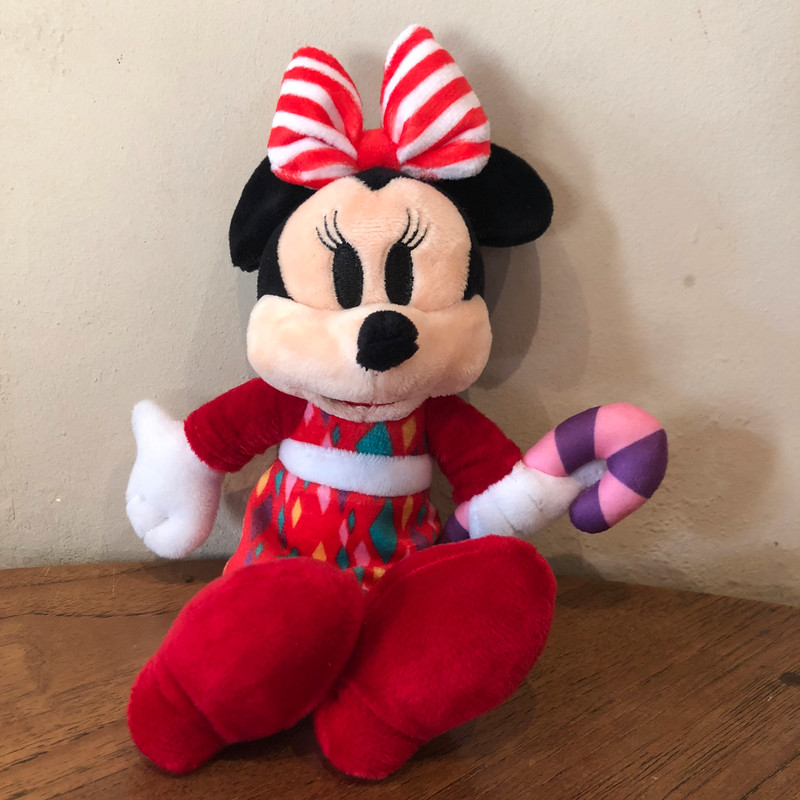 Disney - Minnie Mouse : Peluche Minnie noël