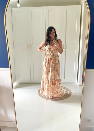 Robe longue mango neuve crème imprimée floral 36, marke: Mango, zustand: Neu, mit Etikett, größe: S / 36 / 8, 36,00 €, 38,50 € inklusive Vinted-Käuferschutz