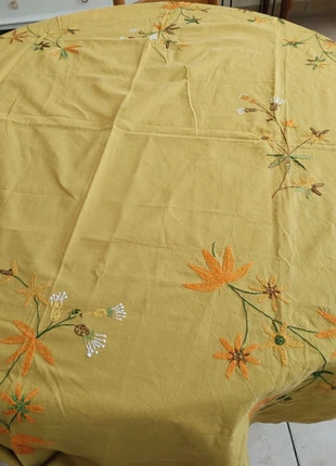 nappe coton brodée main rectangulaire, brand: Fait Main, condition: New without tags, €12.00, €13.30 includes Buyer Protection