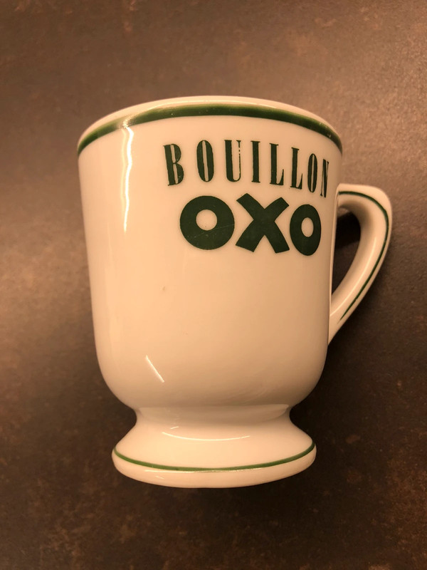 Old Bouillon OXO advertising mug Compagnie Liebig