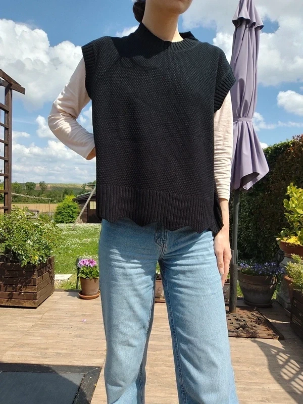 Boléro/haut tunique sans manches T0XL (44) - Shein - photo numéro 2