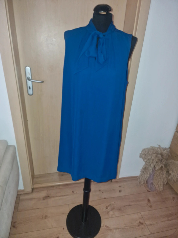 Blaues kurz Sommerkleid 1