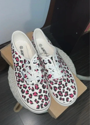 Baskets Femme ANDY-Z Neuves Motif Léopard Rose & Noir - Taille 37, brand: Andy-Z, condition: New without tags, size: 37, €9.90, €11.10 includes Buyer Protection