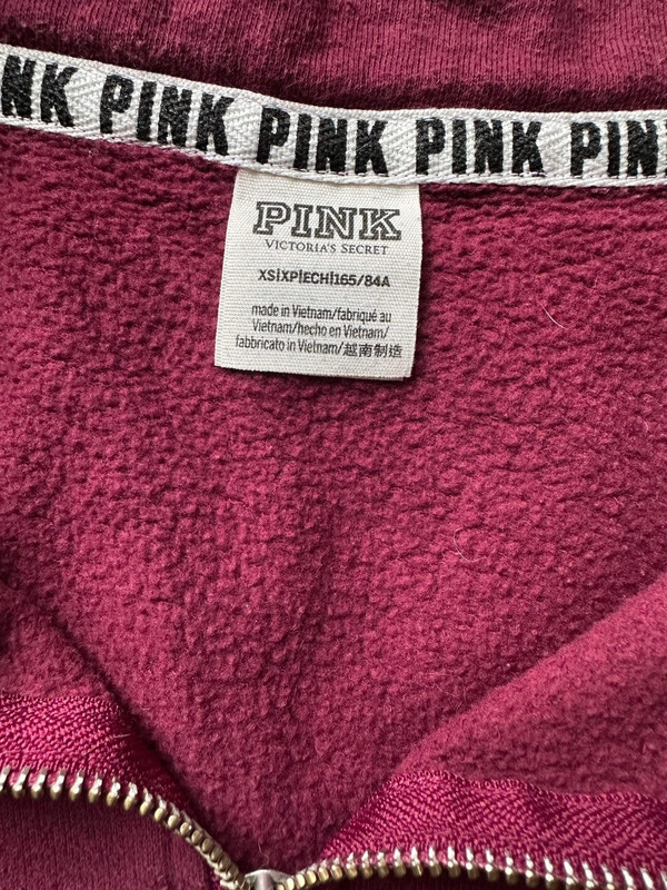 Victoria secret pink quarter zip sweatshirt 3