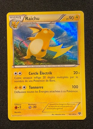 Raichu holographique, marque: Pokémon, état: Bon état, 2,00 €, 2,80 € Protection acheteurs incluse