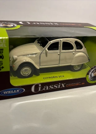 Citroën 2cv Welly 1.32, merk: Welly, staat: Heel goed, maat: Prematuur, tot 44 cm, € 5,00, € 5,95 inclusief Kopersbescherming