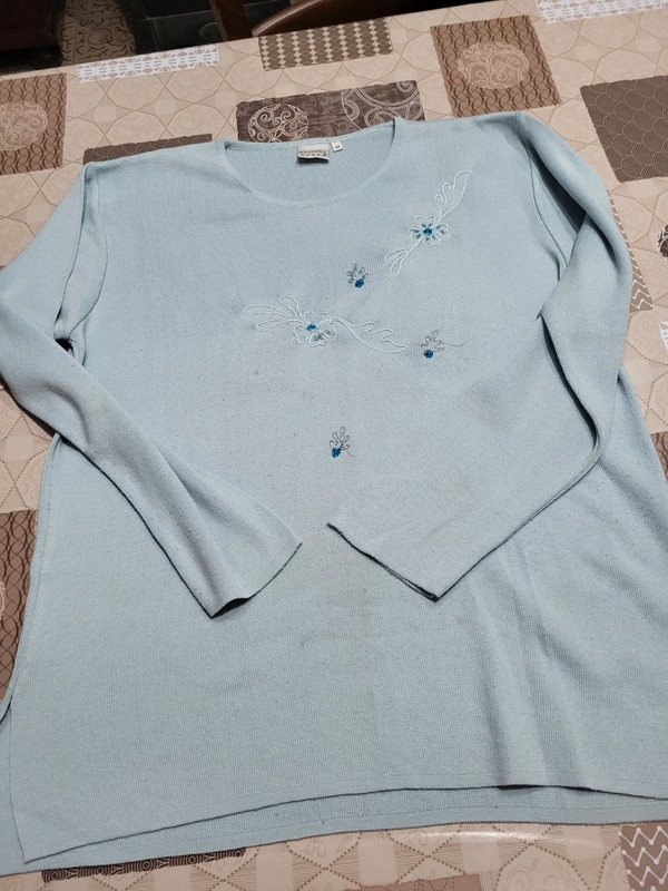 T shirt maniche lunghe donna taglia M 3