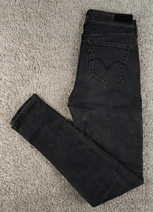 Jeans Levis Mid Rise Skinny Mexique Femme W27 L32 Gris/Noir, merk: Levi's, staat: Heel goed, maat: S / 36 / 8, € 20,00, € 21,70 inclusief Kopersbescherming Pro