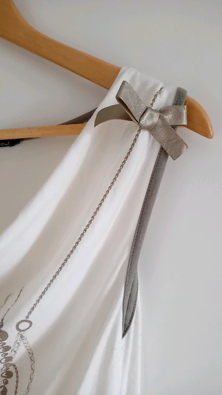 Top blanc et doré - T.1 - photo numéro 2