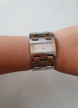 Montre bicolore argentée/dorée Clyda, marque: Clyda, état: Bon état, 9,00 €, 10,15 € Protection acheteurs incluse