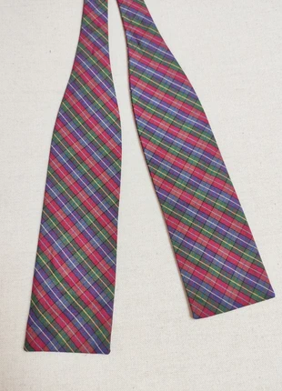 Nœud papillon à carreaux vintage 100% soie Made in Italy, brand: Vintage, condition: Very good, €15.00, €16.45 includes Buyer Protection Pro