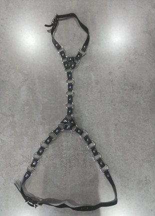 Faux leather harness lingerie, brand: NO LABEL, condition: New with tags, £3.00, £3.85 includes Buyer Protection