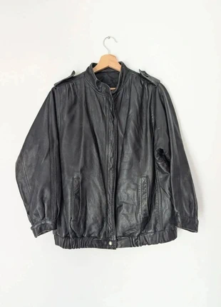 Veste en cuir souple bombée oversize vintage, brand: Vintage Dressing, condizioni: Ottime, taglia: L / IT 44 / EU 40, €25.00, €26.95 include la Protezione acquisti