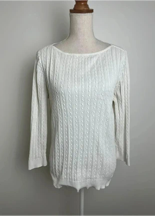 Pull sweat col rond en maille chaps blanc pour femme taille L #CS2, marke: CHAPS, zustand: Sehr gut, größe: L / 40 / 12, 12,00 €, 13,30 € inklusive Vinted-Käuferschutz