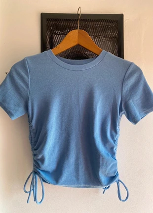 T-shirt bleu – Zara – Taille M, marca: Zara, estado: Muito bom, tamanho: M / 38 / 10, €5.00, €5.95 inclui Proteção do Comprador